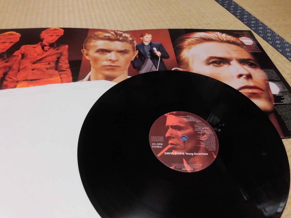 デヴィッド・ボウイ「ヤング・アメリカン」ＬＰ　サウンド＆ヴィジョン　ソウル　パワーポップ　ギターポップ　Ｒ＆Ｂ_画像2