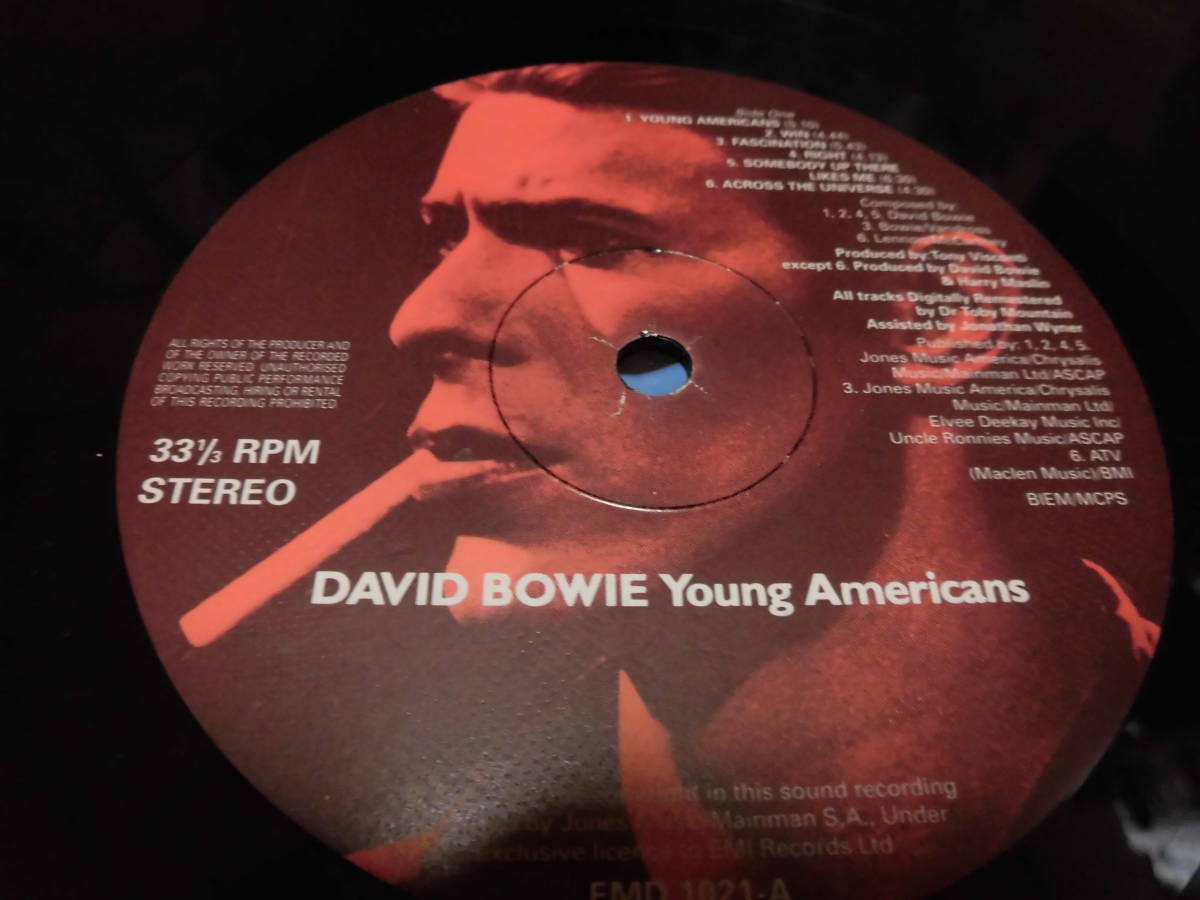 デヴィッド・ボウイ「ヤング・アメリカン」ＬＰ　サウンド＆ヴィジョン　ソウル　パワーポップ　ギターポップ　Ｒ＆Ｂ_画像4