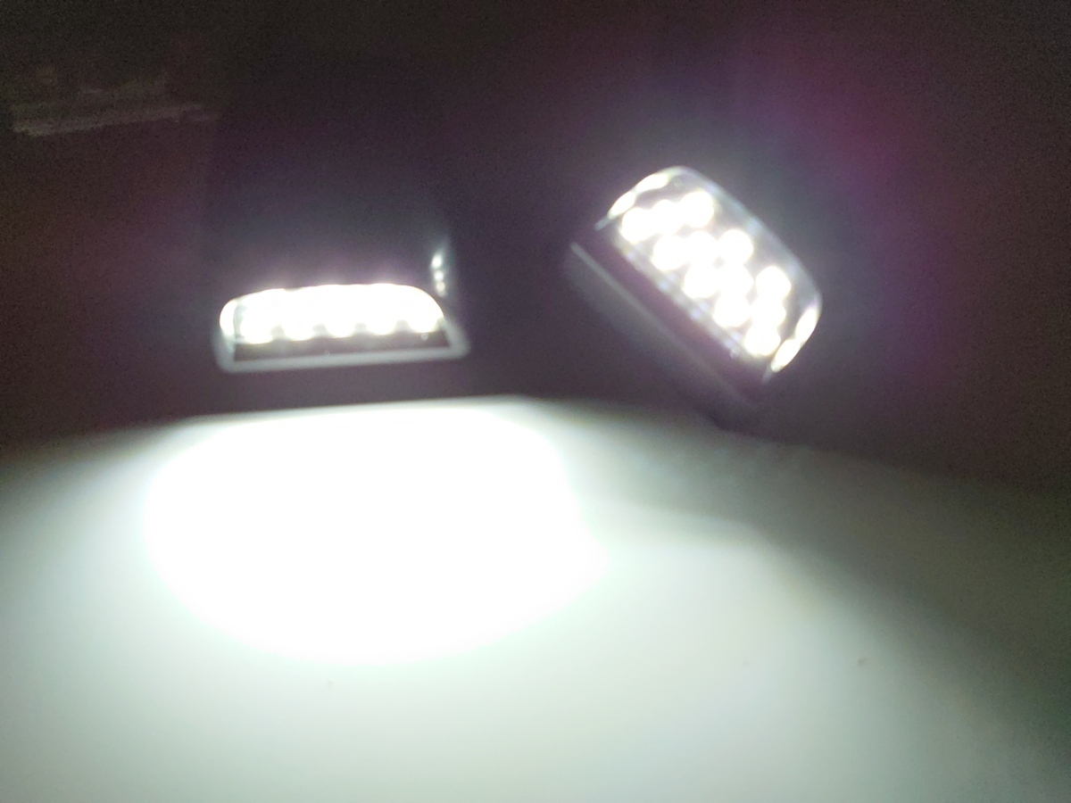 ! ultra white light! Chevrolet Silverado 1999y~2013y LED number light license lamp exchange type 2 piece 1 set 