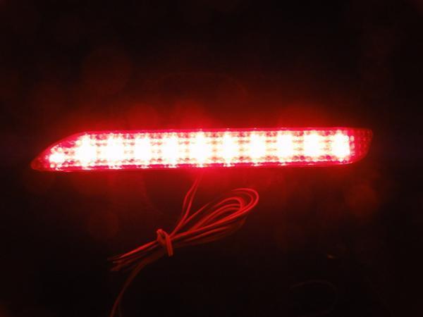 ダイハツ 42連 LED リフレクター リアバンパー ライト ランプ ムーブカスタム ムーヴカスタム LA150S LA160Sの画像1