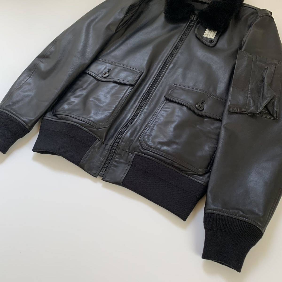 N HOOLYWOOD EXCHANGE SERVICE G-1 レザー ジャケット ムートン N HOOLYWOOD EXCHANGE SERVICE G-1 レザー ジャケット ムートン