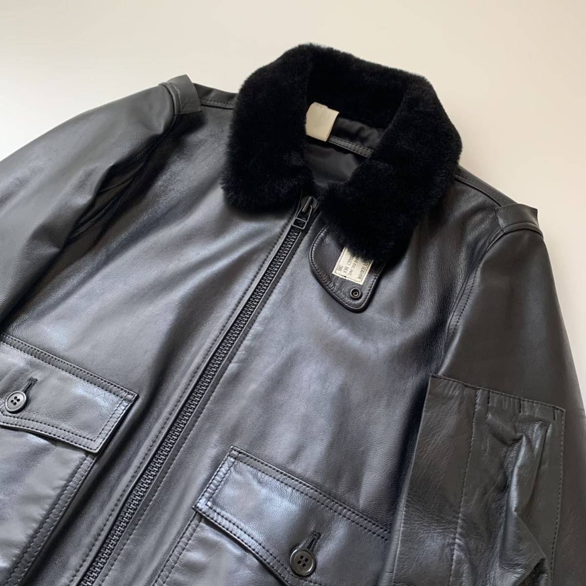 N HOOLYWOOD EXCHANGE SERVICE G-1 レザー ジャケット ムートン N HOOLYWOOD EXCHANGE SERVICE G-1 レザー ジャケット ムートン