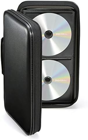 96枚収納 サンワサプライ ポリプロピレン DVD・CDセミハードケース(96枚収納・ブラック) FCD-WL96B_画像2