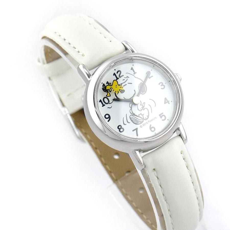 シチズン 腕時計 アナログ スヌーピー 防水 革ベルト　新品未使用