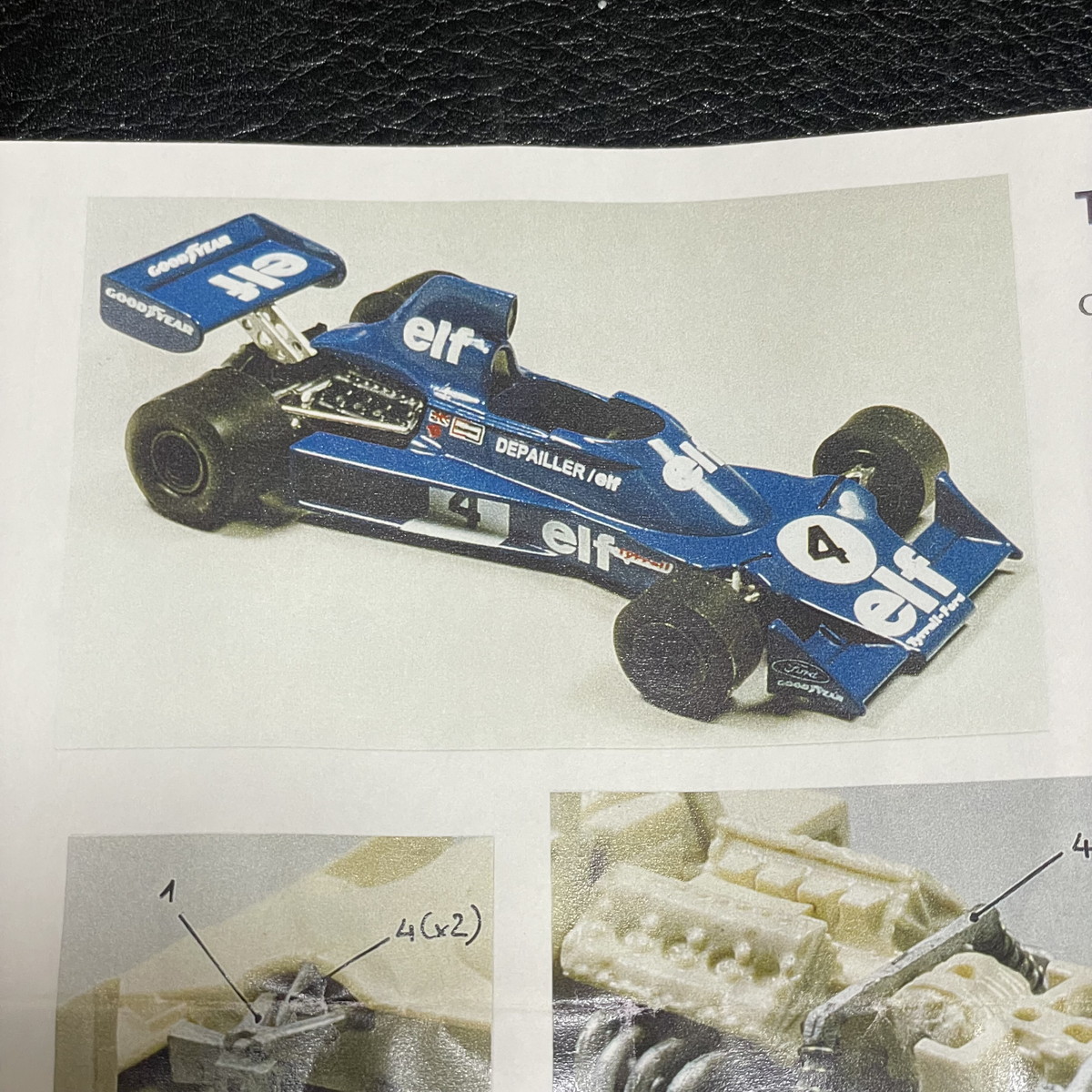 1/43 キット ティレル 007 (Tyrrell 007) 1975 第９戦 フランスGP #3 J.シェクター #4 P.デパイユ / 最終戦 アメリカGP #15 M.ルクレール _画像7