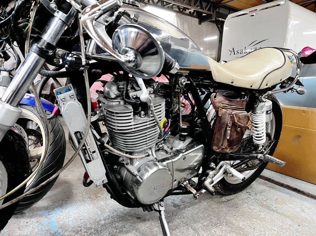 YAMAHA SR400 1JR 94年式 カフェスタイルカスタム (検索 カフェレーサー クラブマン トライアンフ 空冷 FCR_画像3