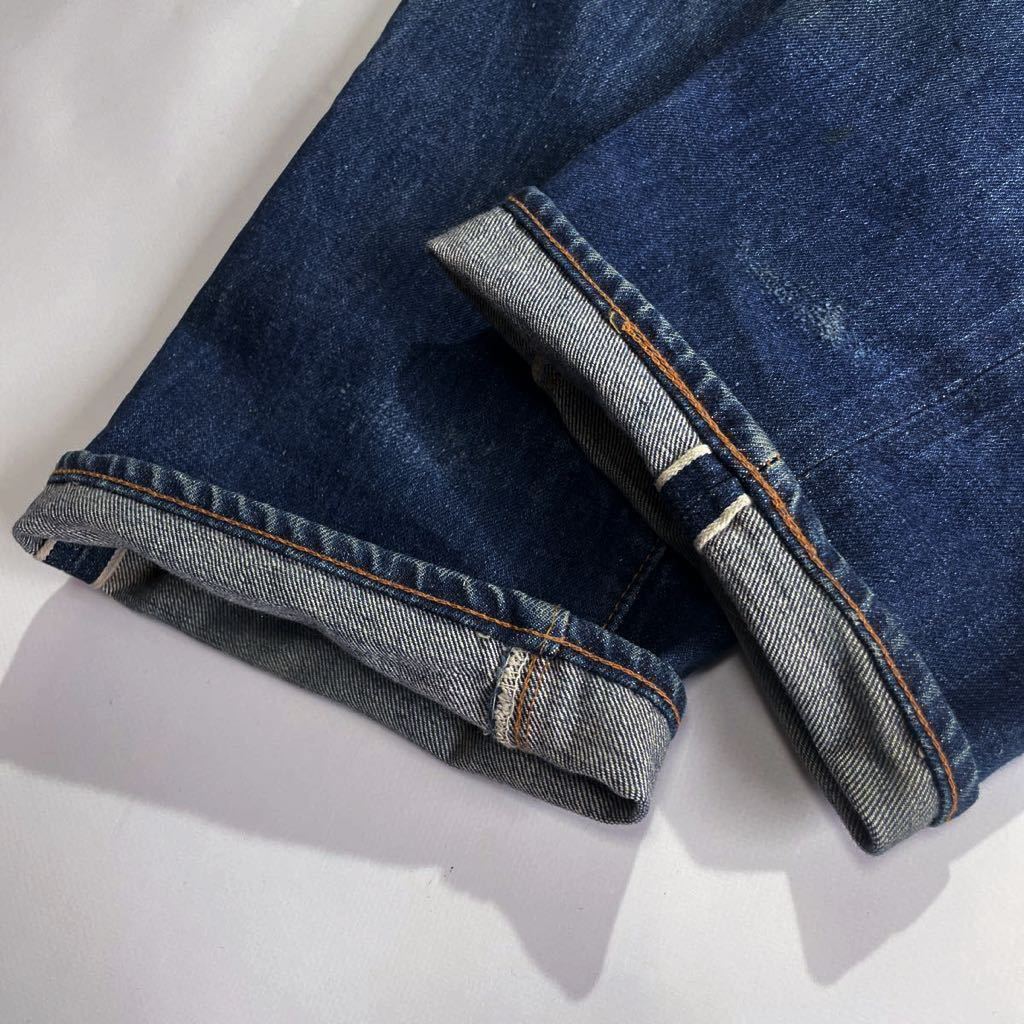 美色♪66前期 70s USA製 Levis 501 オリジナル ビンテージ リーバイス 501 66前期 リペア ペンキ_画像10