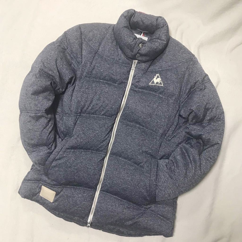 le cop sportif ルコック　ゴルフ　ダウンジャケット　ブルー メンズXLサイズ 美品 撥水コート