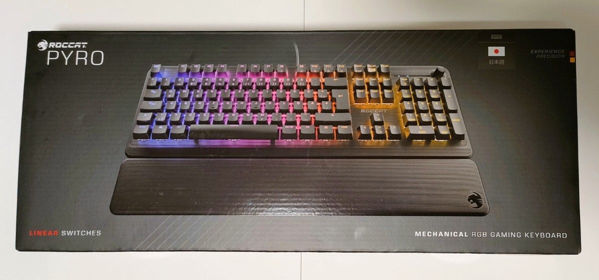 ROCCAT USB Pyro 日本語配列　ゲーミングキーボード　メカニカル　赤軸