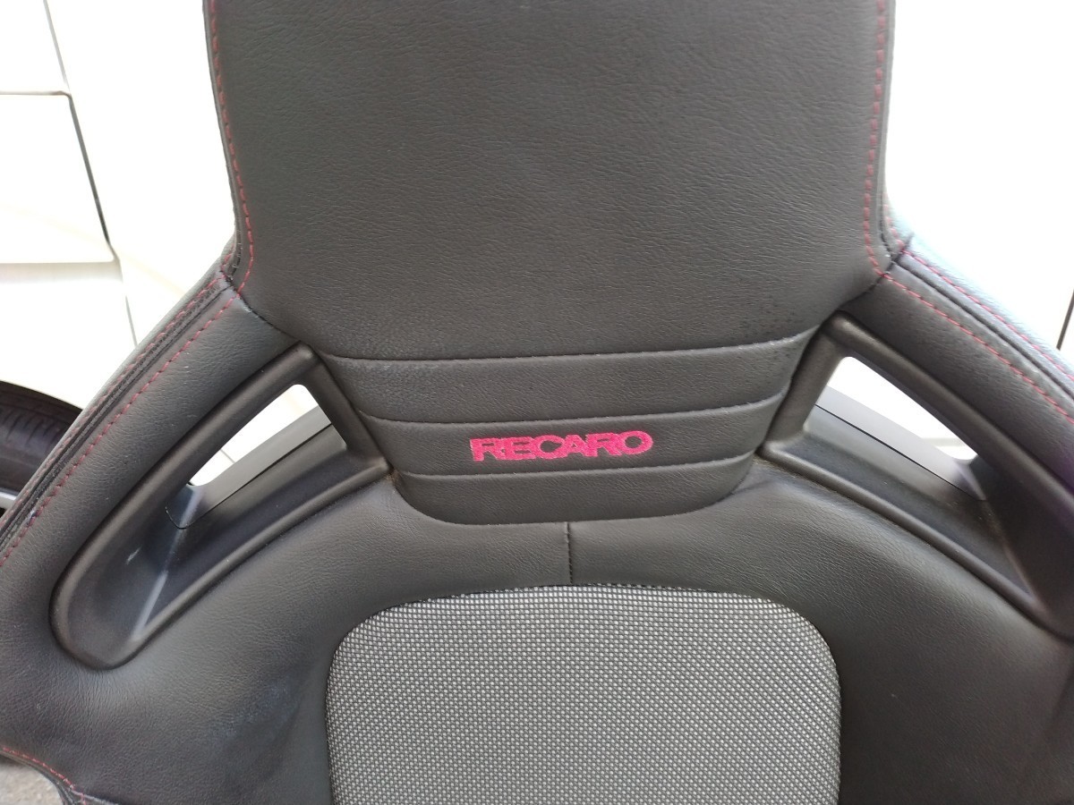 H21 RX-8 タイプ RS SE3P ★ハーフレザー マツダ 純正 RECARO 後期 タイプ 運転席 助手席 セミバケ 希少 シート 中古_画像8