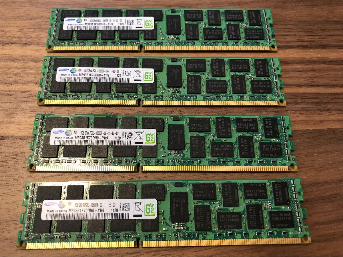 SAMSUNG サムスン 純正サーバー用 メモリ 32GB(8GBx4) DDR3 PC3L-10600R 新品未使用品