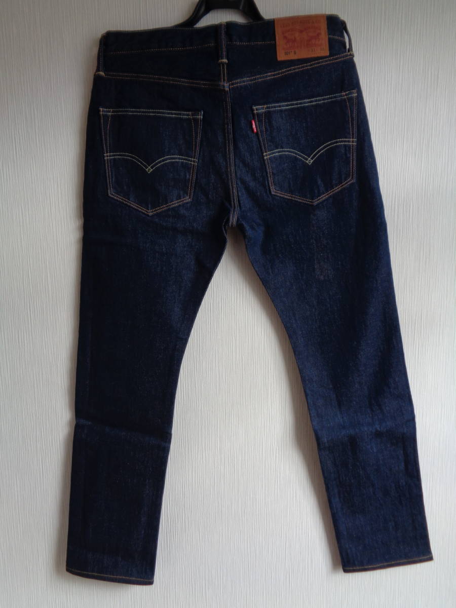 新品 未使用 デッドストック Levi’s リーバイス 501 Ｓ 希少 スキニー インディゴ デニム パンツ ☆ 606 USA製 501xx ヴィンテージ _画像6