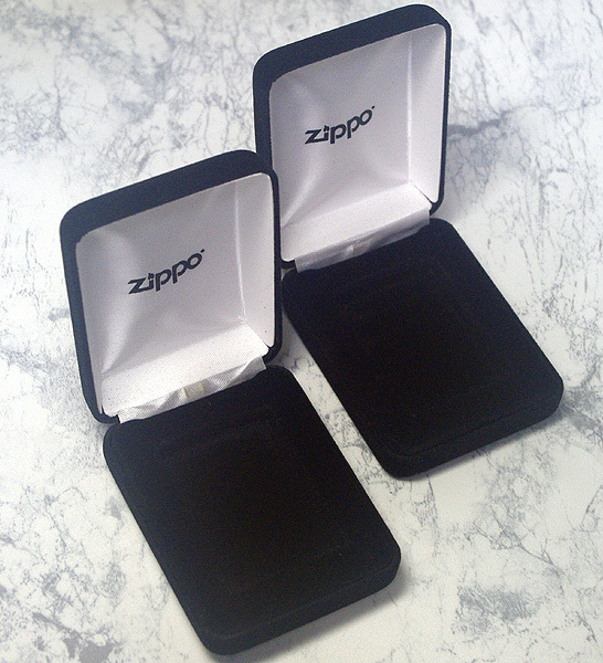【ZIPPO】空箱 化粧箱ケース(スターリングシルバーZIPPO収納用)2個_画像1