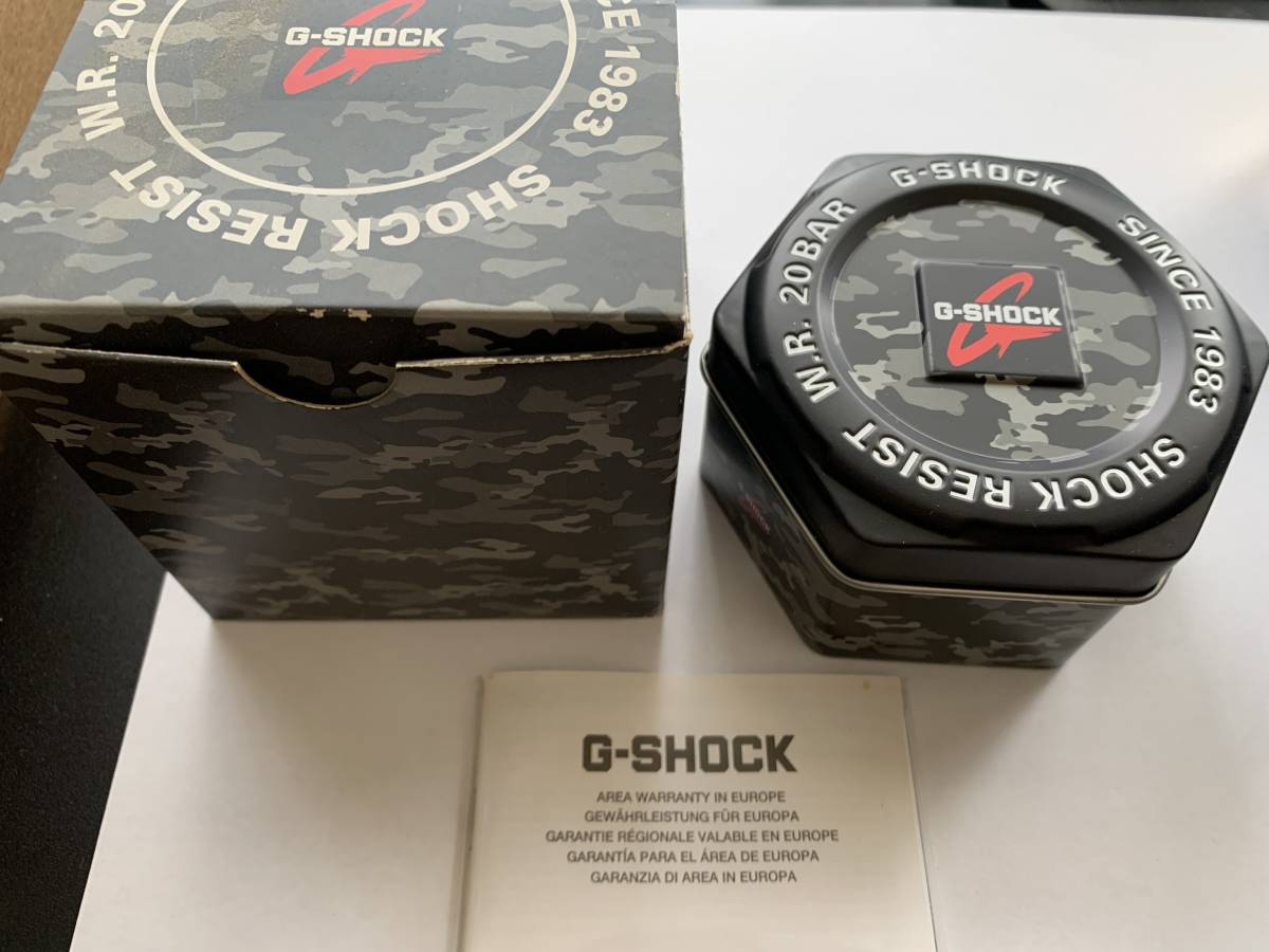 カシオG-SHOCK GD-120CM グレー迷彩「電池で7年もちます」_画像5