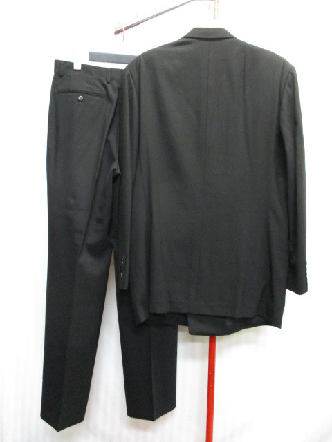 クリスチャンディオール ムッシュ　90sヴィンテージ　ブラックスーツ上下セットアップ　メンズA8 XL LL　黒　フォーマルスーツ ドレス12131_画像2