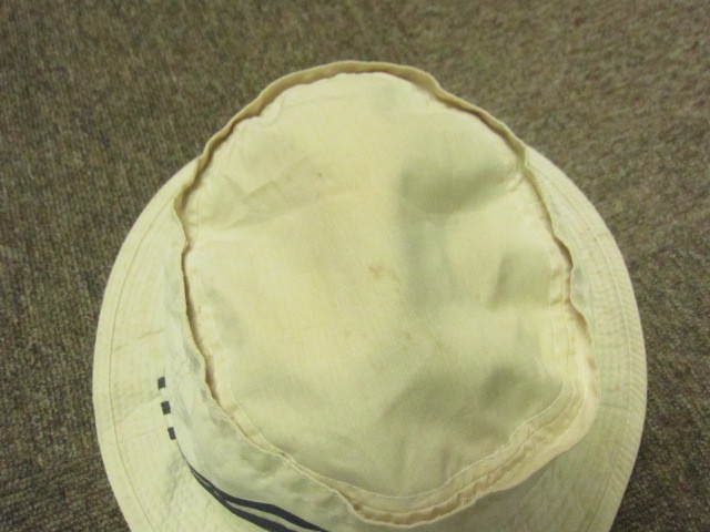 アディダス　80sヴィンテージ　ハット　帽子　トレフォイルキャンプ　三つ葉ロゴ　希少品　12090_画像3