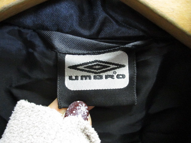  Umbro пуховик мужской M-L чёрный down использование bench пальто down bench пальто защищающий от холода джемпер спорт длинный пуховик 12153