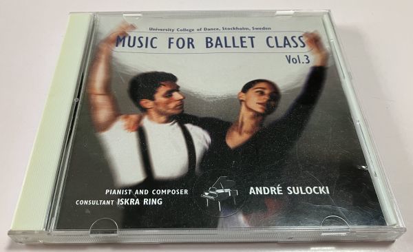  ballet lesson CD Andre Sulocki Andre *srokiMusic for ballet class vol.3 ballet Piaa ni -stroke 