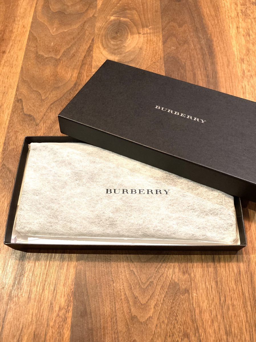 ◇ 未使用品 ◇ BURBERRY バーバリー ブラックレザー 長財布 ノバチェック 黒 小銭入れ_画像8