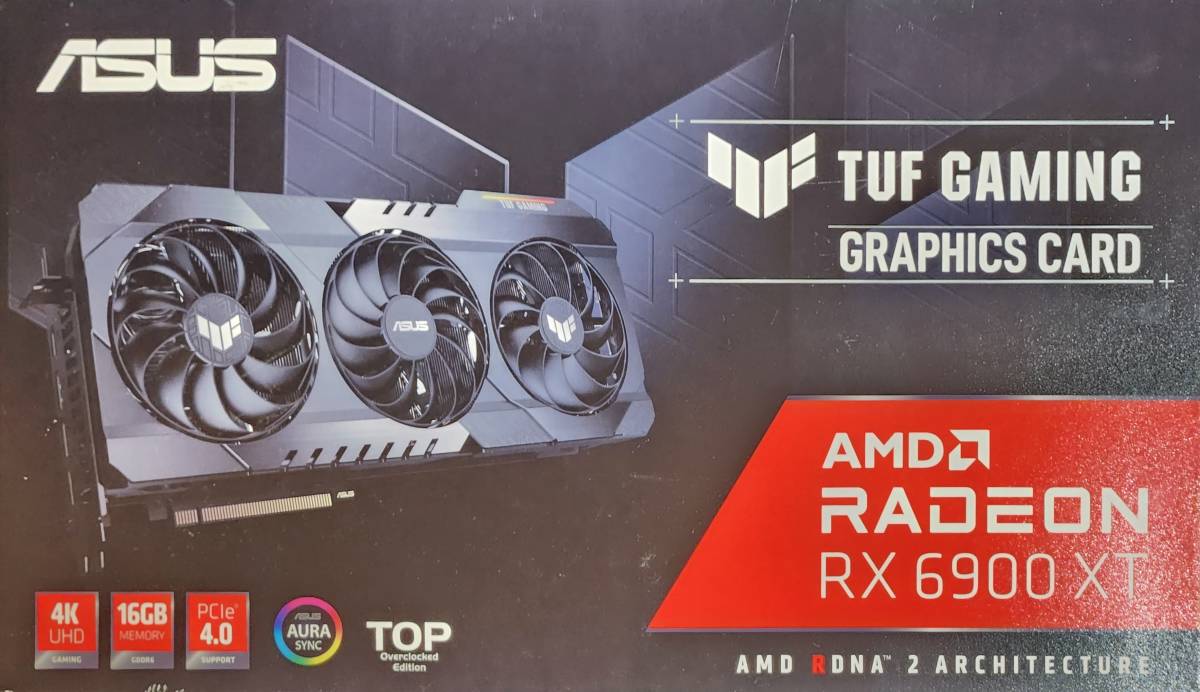 ASUS TUF Radeon RX 6900 XT TOP edition 16GB GDDR6 / TUF-RX6900XT-T16G-GAMING_画像1