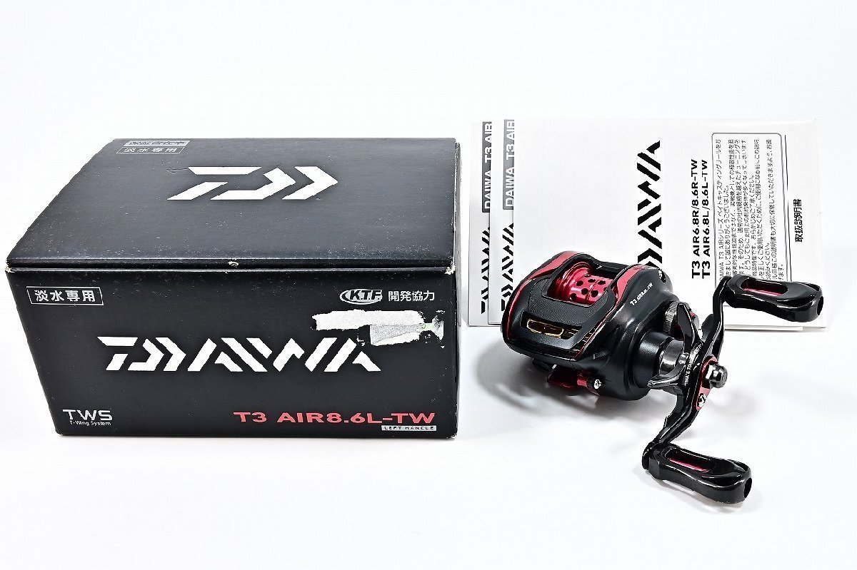 Daiwa T3 AIR 8.6L-TW Baitcast reel left-hand model used