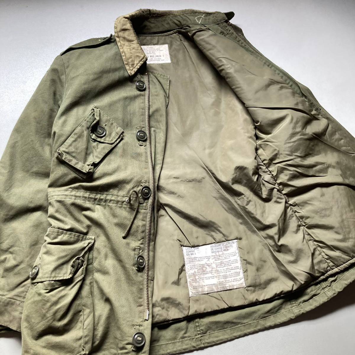 80s Canadian army MK2 combat jacket 80年代 カナダ軍 コンバットジャケット_画像3