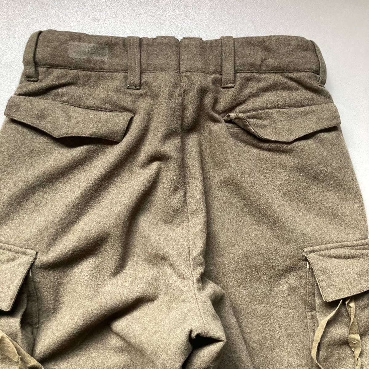 50s German military 6pockets wool cargo pants 1950年代 ドイツ軍 6ポケット ウールカーゴパンツ