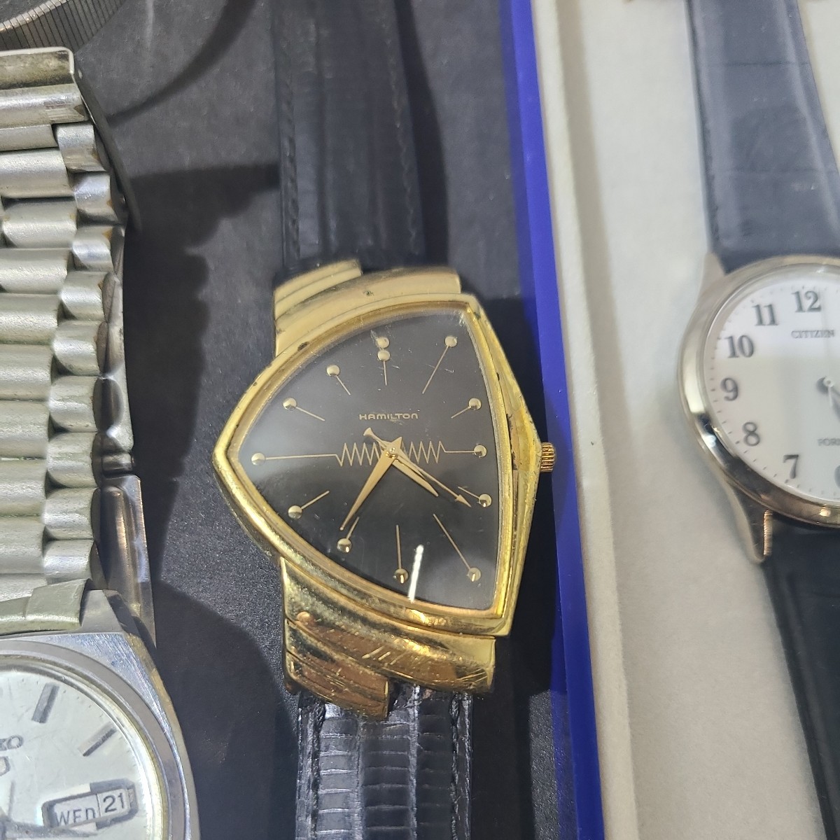 腕時計 CITIZEN SEIKO シチズン 時計 クォーツ セイコー ハミルトン HAMILTON メンズ Ventura ベンチュラ クオーツ Gショック レトロ_画像7