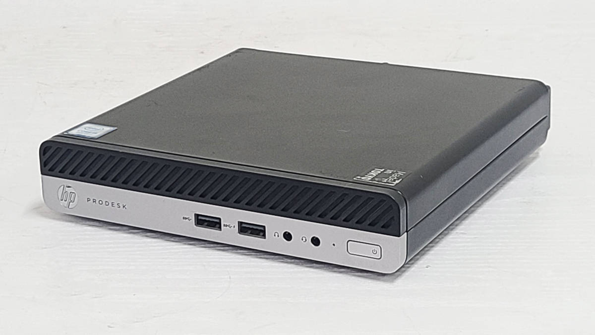 超小型パソコン単体/HP ProDesk 400 G5 Mini/Core i5-9500T/メモリ16GB/M.2 NVMe SSD512GB+HDD500GB/WIFI/Bluetooth/Windows11/Office2021_画像1