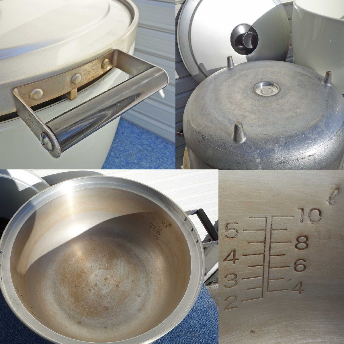 パロマ 業務用 ガス炊飯器 PR-10DSS-1 ◆ LPガス 10L（5.5升） 2022年製 大型炊飯器 プロパン用_画像3