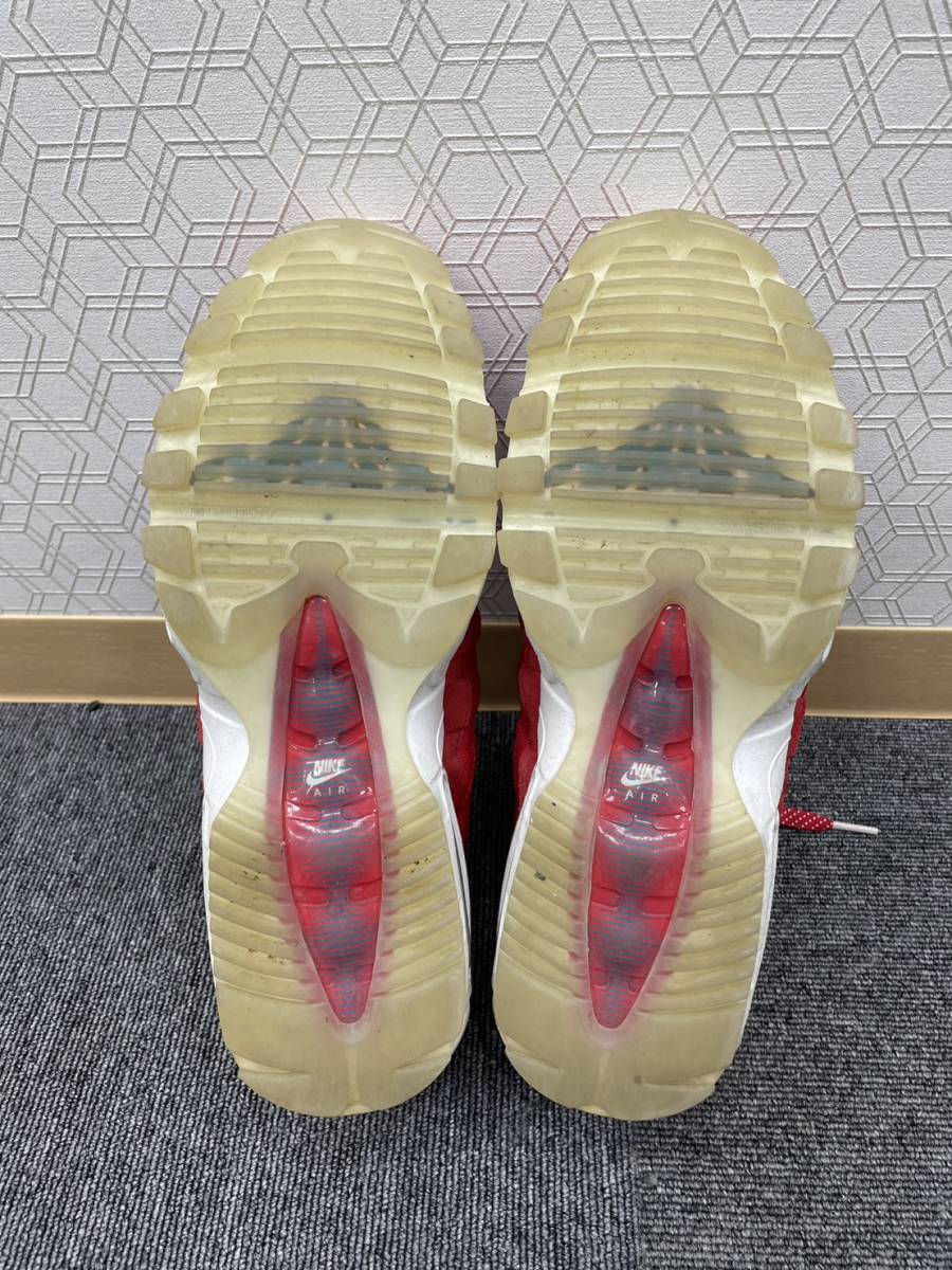 【GY-5629AR】1円~「中古品」NIKE ナイキシューズおまとめ 3点セット AIRMAX エアマックス ジョーダン レッドカラー スニーカー 靴 _画像4