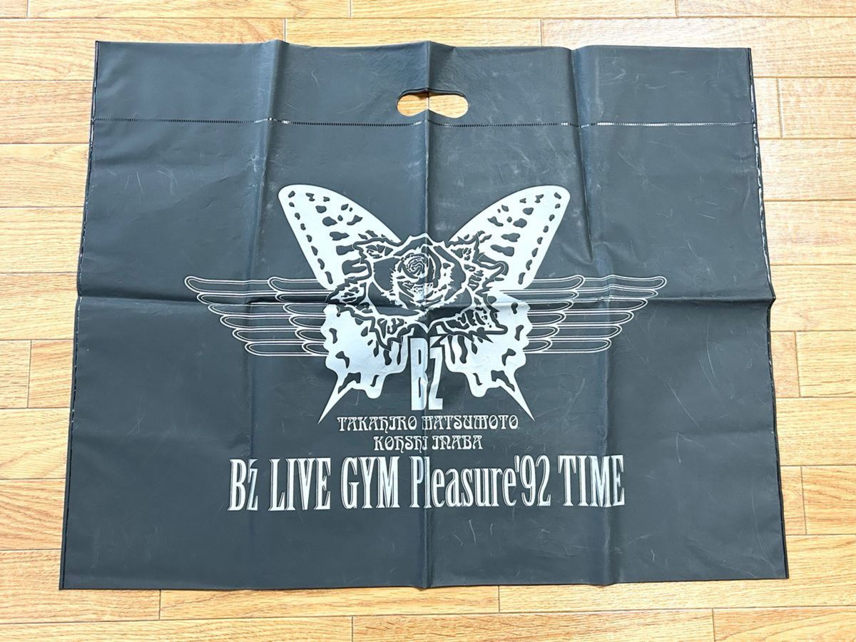 B'z ツアーグッズ ビニールバッグ TIME / RUN / JAP THE RIPPER / THE 9th  BLUES