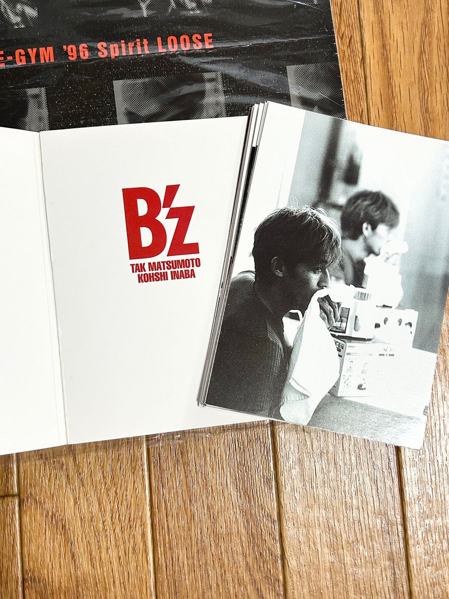 B'z LIVE-GYM 1996 Spirit LOOSE パンフレット ポストカード B'z LIVE-GYM 1996 Spirit LOOSE パンフレット ポストカード