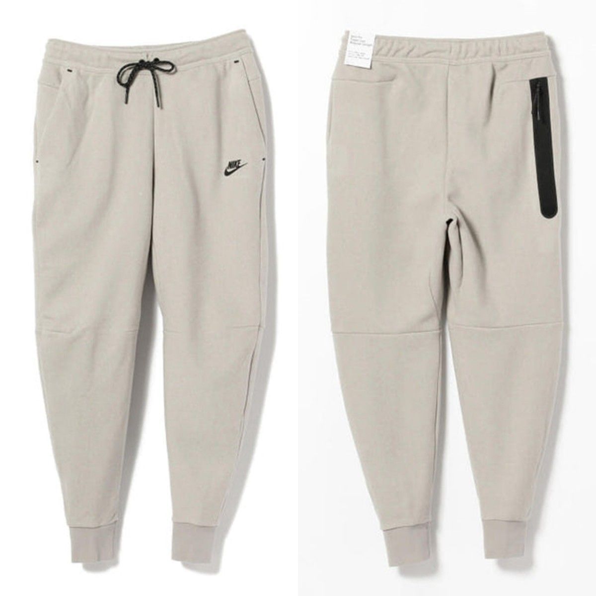 M　NIKE テックフリース　セットアップ　ライトグレー　TECH FLEECE パーカー　パンツ　上下　ジャージ