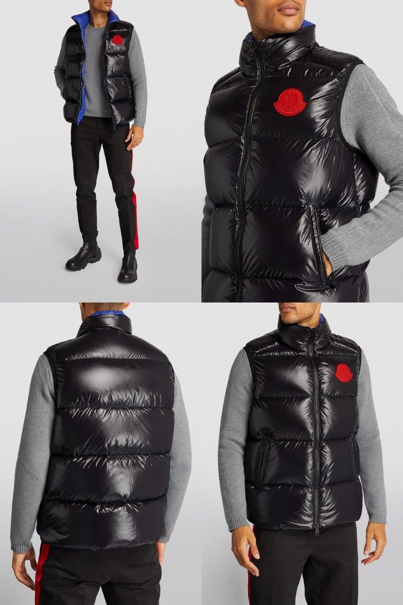 2　MONCLER GENIUS 1952　SUMIDO ダウンベスト　モンクレール　ジーニアス　ダウンベスト　黒ｘ紫　新品