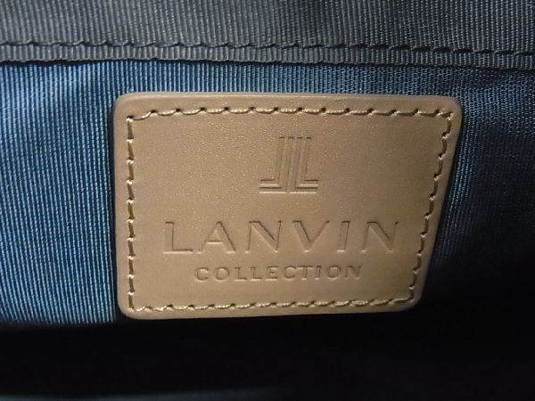 1円 ■極美品■ LANVIN ランバン キャンバス 総柄 2WAY ハンドバッグ ショルダーバッグ ボストンバッグ レディース ブラウン系 CC0636_画像6