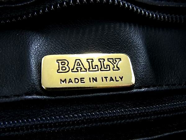 1円 ■美品■ BALLY バリー レザー タッセル チェーン キルティング トートバッグ ショルダーバッグ レディース ブラック系 AU3472_画像6