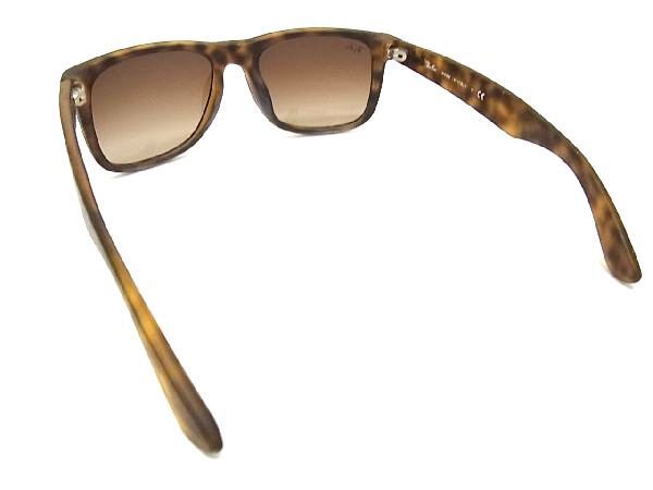 1円 Ray-Ban レイバン RB4165-F JUSTIN 856/13 べっ甲調 サングラス メガネ 眼鏡 レディース ブラウン系 AV3433_画像2