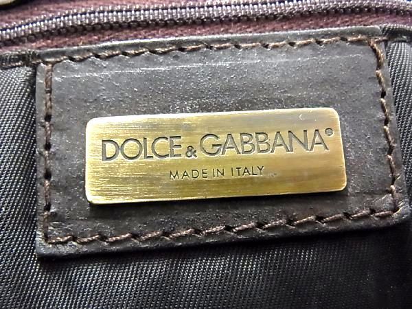 1円 DOLCE＆GABBANA ドルチェ&ガッバーナ ハラコ×レザー レオパード ヒョウ柄 ハンドバッグ ショルダー ブラウン系 BE7756_画像6