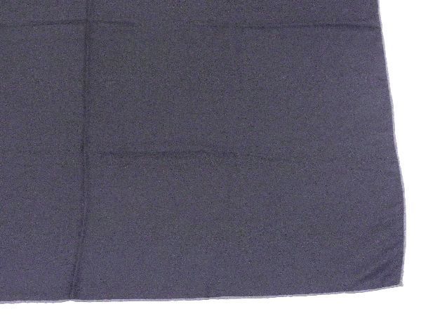 1円 ■極美品■ GUCCI グッチ インターロッキングG シルク100％ スカーフ ショール レディース ブラック系 AV3261_画像3