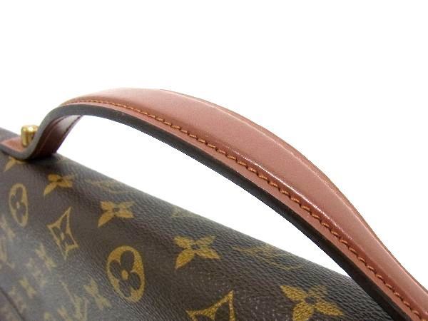 1円 ■美品■ LOUIS VUITTON ルイヴィトン M53338 モノグラム ポルトドキュマン バンドリエール ビジネスバッグ ブラウン系 AV3703_画像2