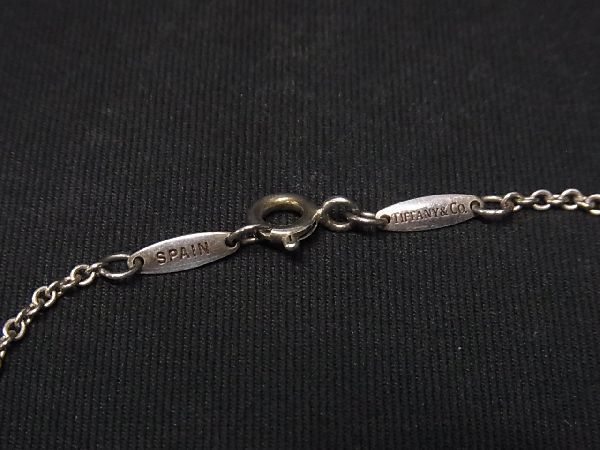 1円 ■美品■ TIFFANY＆Co ティファニー エルサペレッティ オープンハート SV925 ブレスレット アクセサリー シルバー系 AP5199_画像3