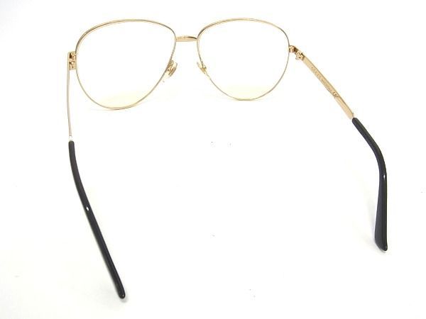 1円 ■極美品■ GUCCI グッチ GG00138S 61□14-145 メガネ 眼鏡 レディース メンズ ブラック系 AS5270_画像2