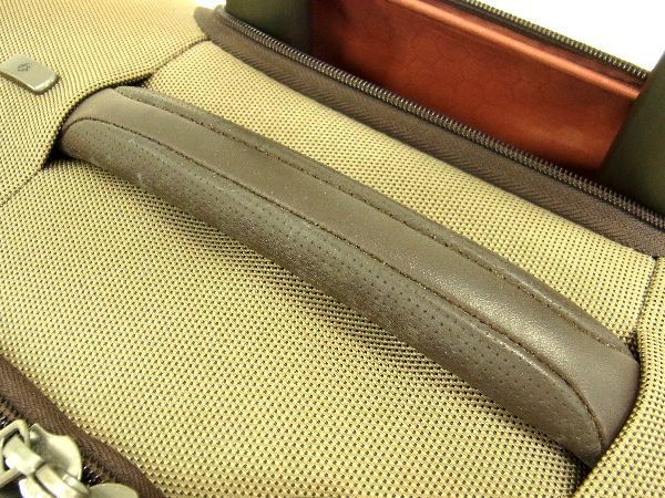 1円 Samsonite サムソナイト ナイロン 4輪 キャリーケース キャリーバッグ トラベルバッグ レディース メンズ カーキ系 BE7865_画像4