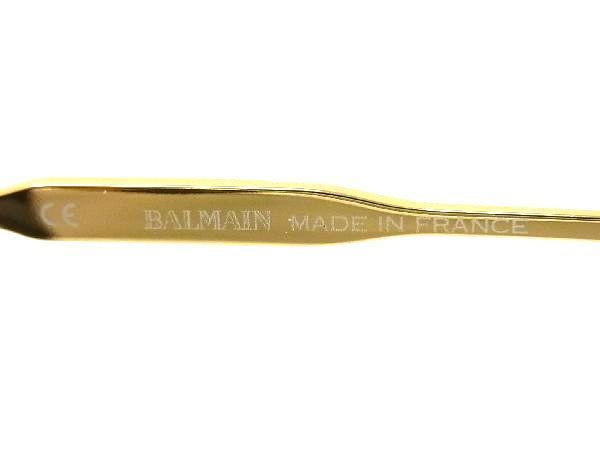 1円 ■極美品■ BALMAIN バルマン BL6042 K 03 145 サングラス メガネ 眼鏡 レディース メンズ ゴールド系 AT5293_画像5