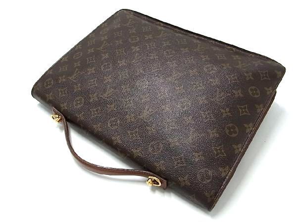 1円 LOUIS VUITTON ヴィトン M53338 モノグラム ポルトドキュマン バンドリエール ビジネスバッグ ハンドバッグ ブラウン系 AW0046_画像3