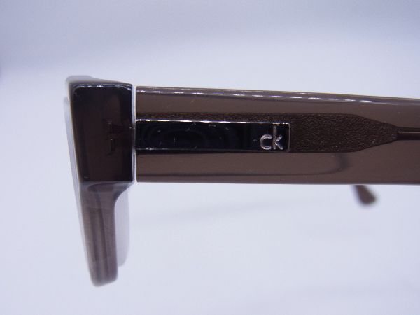 ■美品■ Calvin Klein カルバンクライン CK5844A 度入り メガネ 眼鏡 メンズ レディース グレージュ系 DD1747_画像3