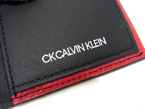 □新品□未使用□ Calvin Klein カルバンクライン レザー カードケース