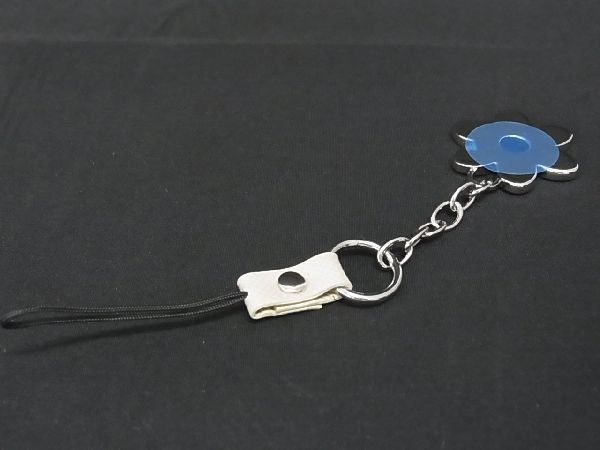 # new goods # unused # PRADA Prada flower key holder key ring charm lady's beige group AT3374