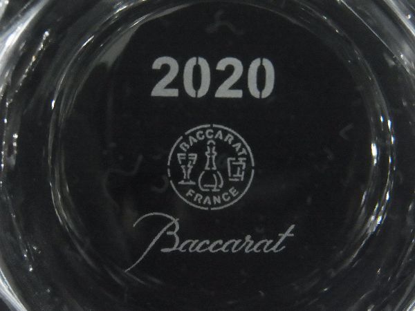 1円■新品■未使用■ Baccarat バカラ ブラーヴァ イヤータンブラー 2020年 クリスタルガラス ロックグラス 食器 2客セット クリア CB1568_画像5